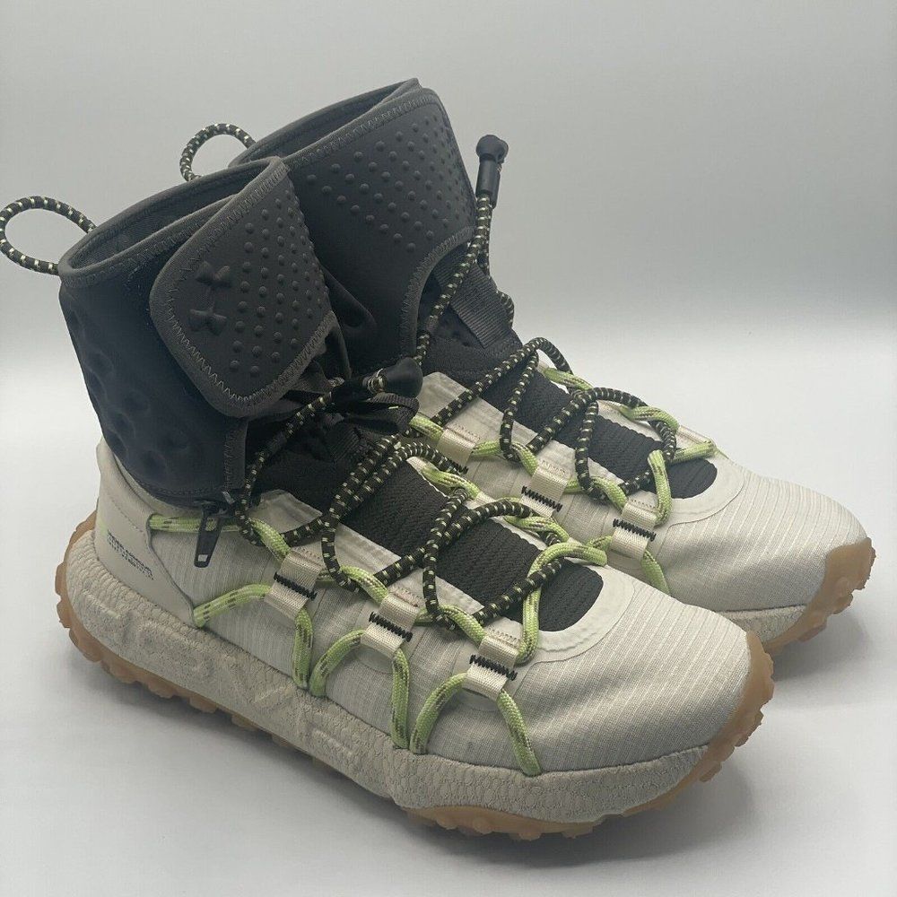 Men's Under Armour HOVR Summit Fat Tire Cuff Shoes ‘Stone’ 3022945-101 Sz 6.5